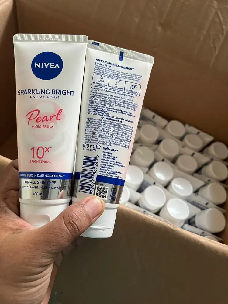 nivea sparkling bright face wash 100ml
