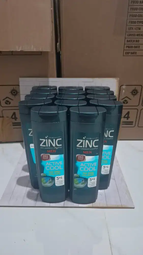 Botol kosong sampo Zinc