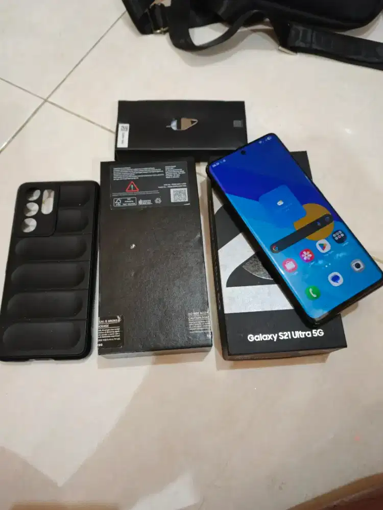Samsung S21 Ultra 12/256 Sein fullset mlusss 98% , lancarr jayaa joss