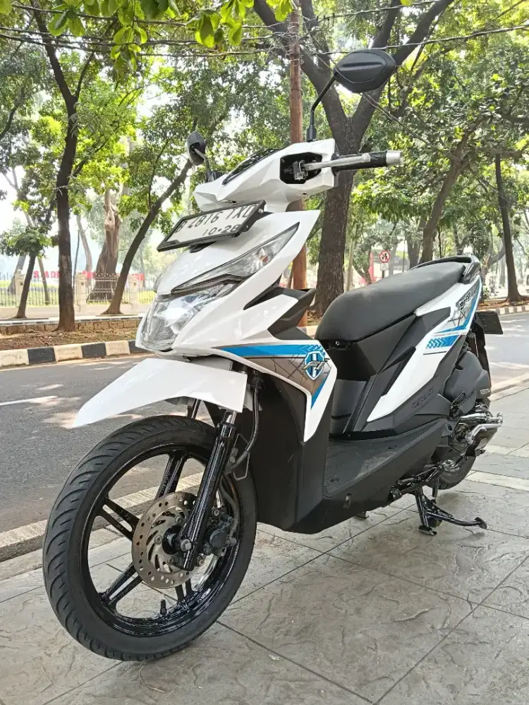 DIJUAL CASH HONDA BEAT ECO CBS FI THN 2017 PJK IDUP SIAP PAKAI