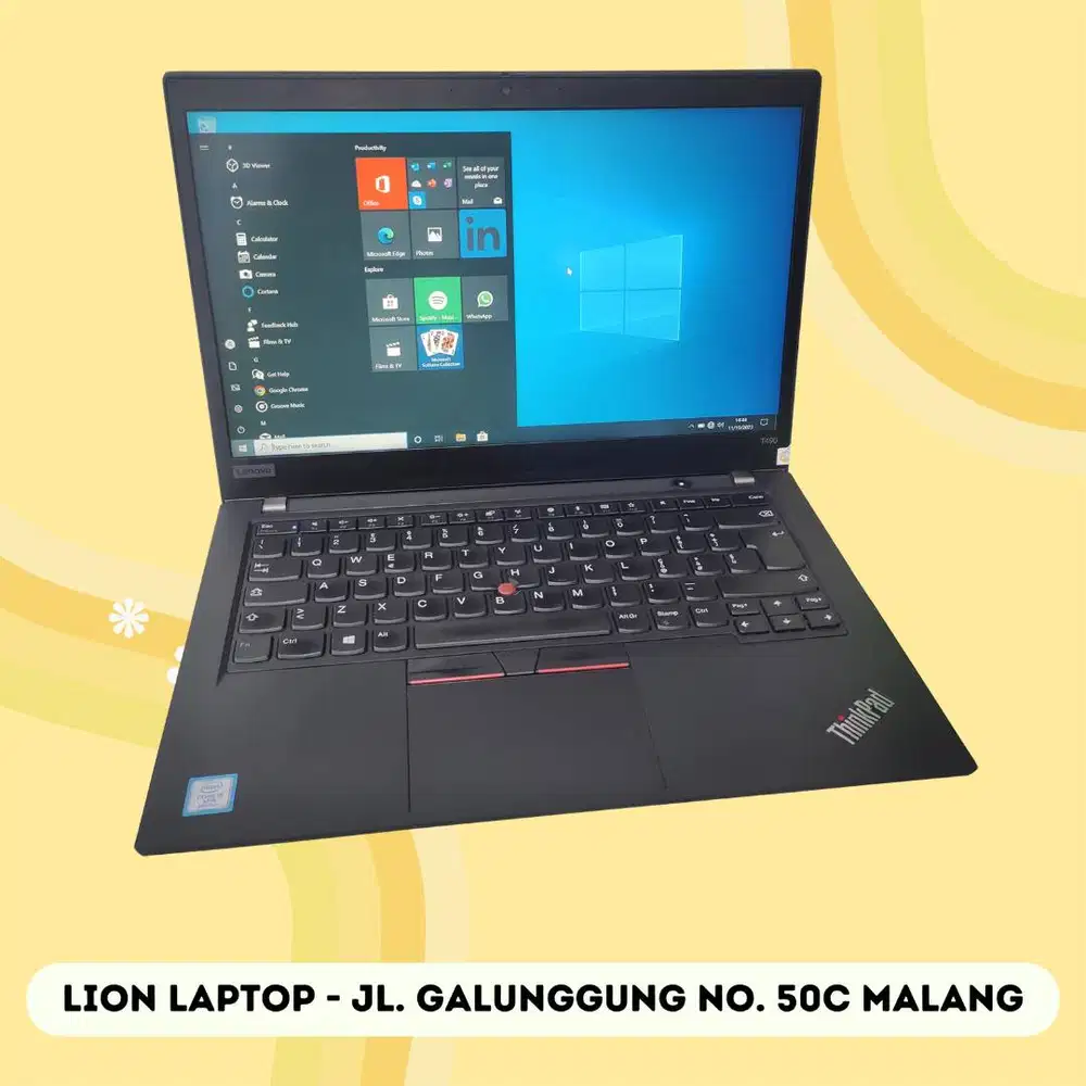 RAM 16GB i5 Gen 8 SSD 256GB Lenovo Thinkpad T490 [12|06]