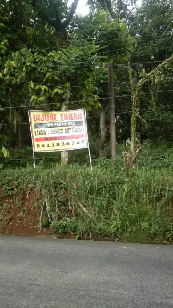 Dijual tanah lokasi strategis dipinggir jalan bisa buat usaha