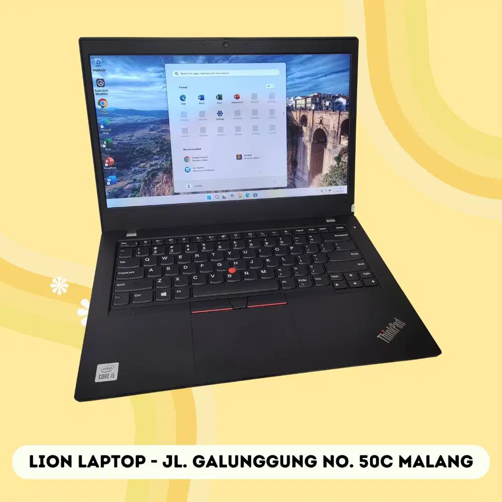 i5 Gen 10 Murah RAM 8GB SSD 256GB Lenovo Thinkpad L14 [12|06]