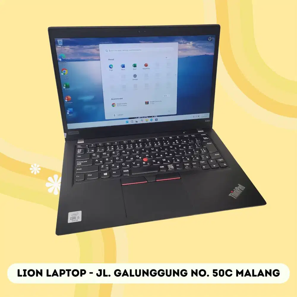 i5 GEN 10 Murah RAM 8GB Lenovo Thinkpad X390 [12|06]