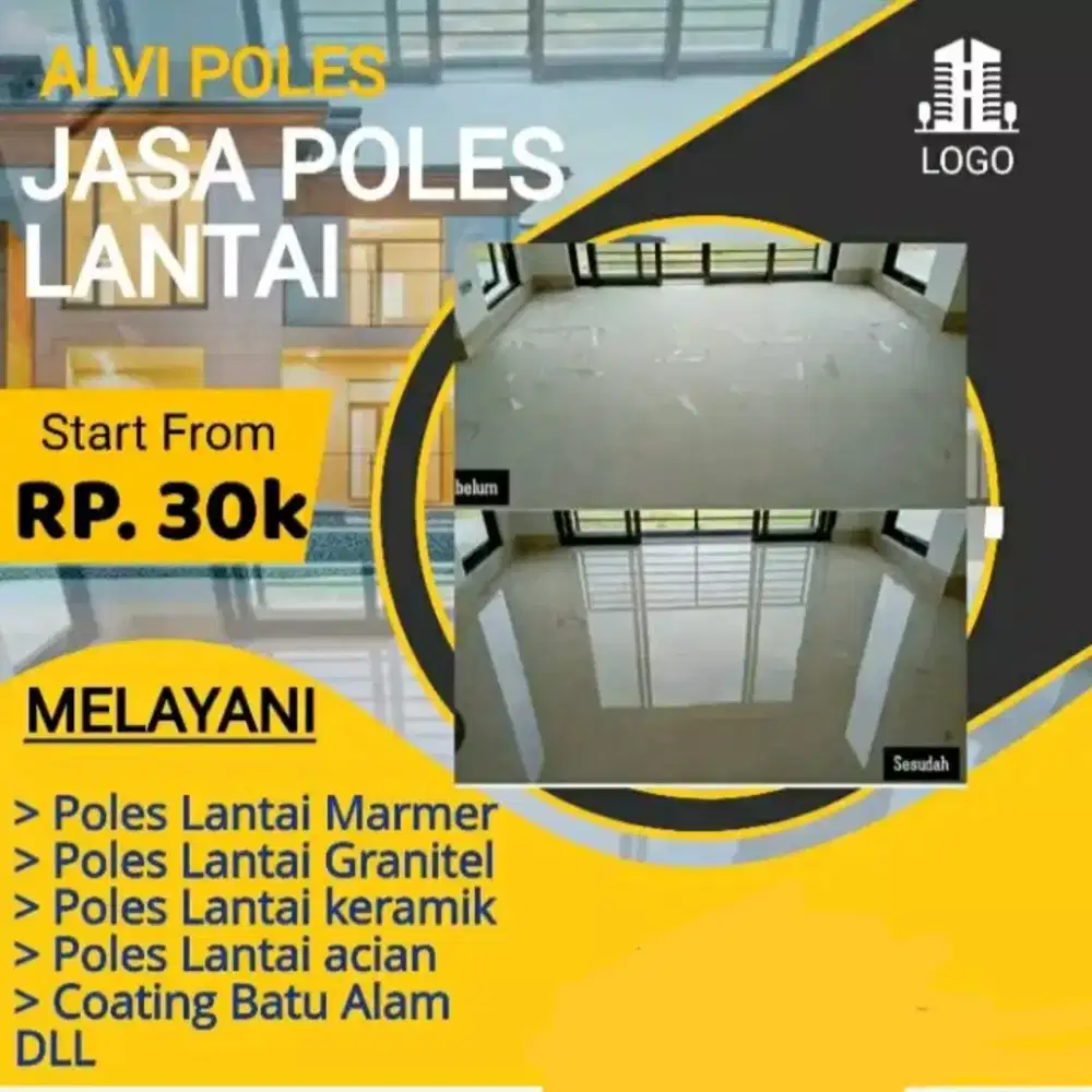 JASA POLES LANTAI DAN DINDING MARMER
