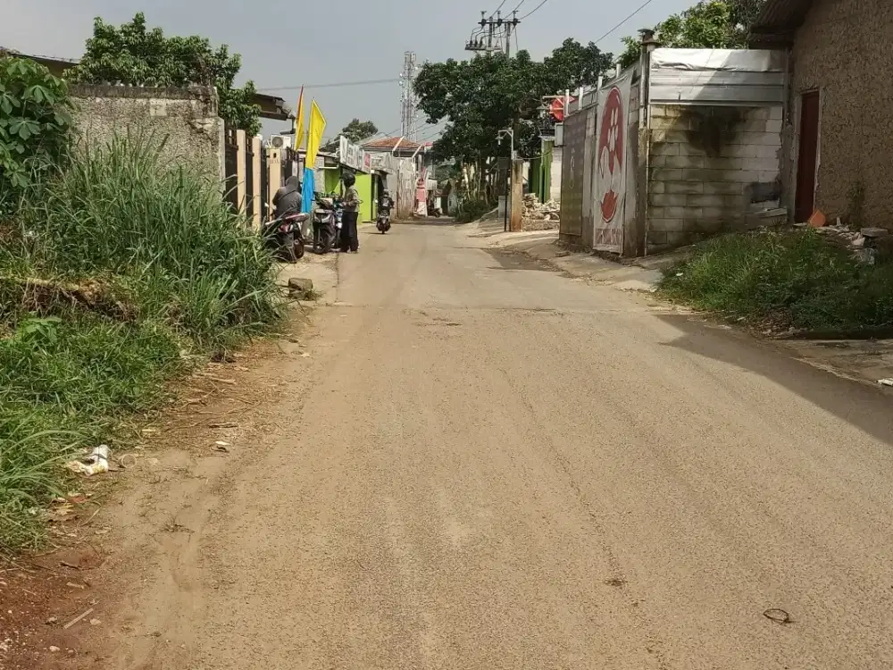 Tanah kebun + empang di parung bogor