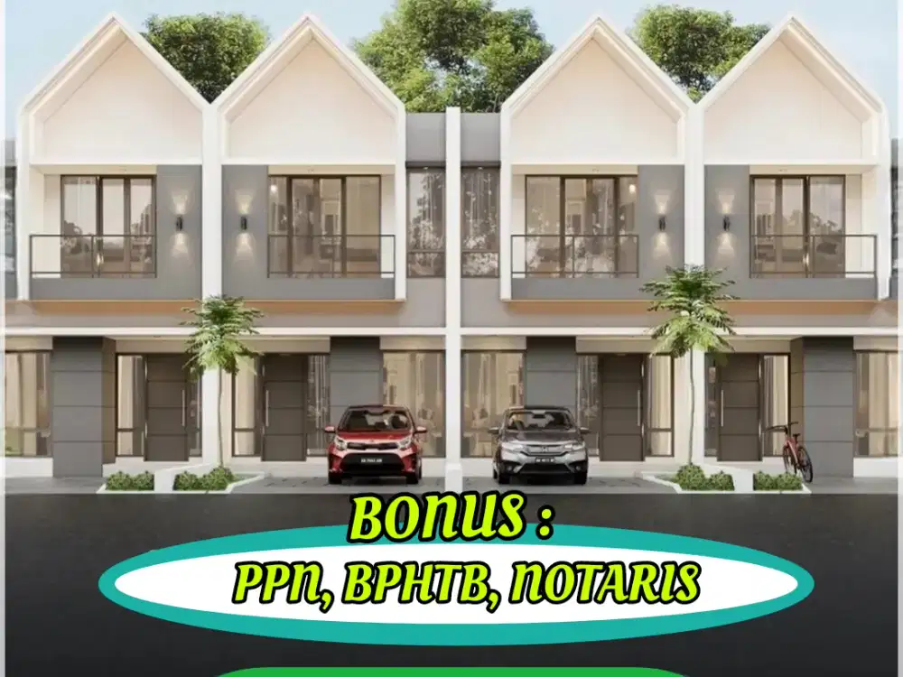 Dijual Hunian 2 Lantai Dalam Cluster One Gate Sistem Free Ppn, Bphtb, Notaris, Area Paku Jaya, Pinang, Ciledug, Graha Raya, Alam Sutera & Sekitar Nya