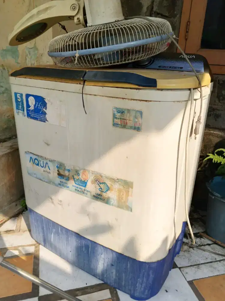 Jual mesin cuci Aqua 2 tabung
