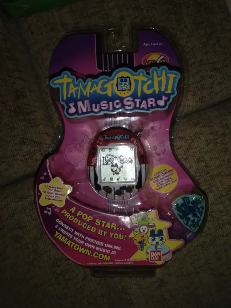 Tamagotchi Connection V6 Music Star Piano Shell CIB Box Original Rare