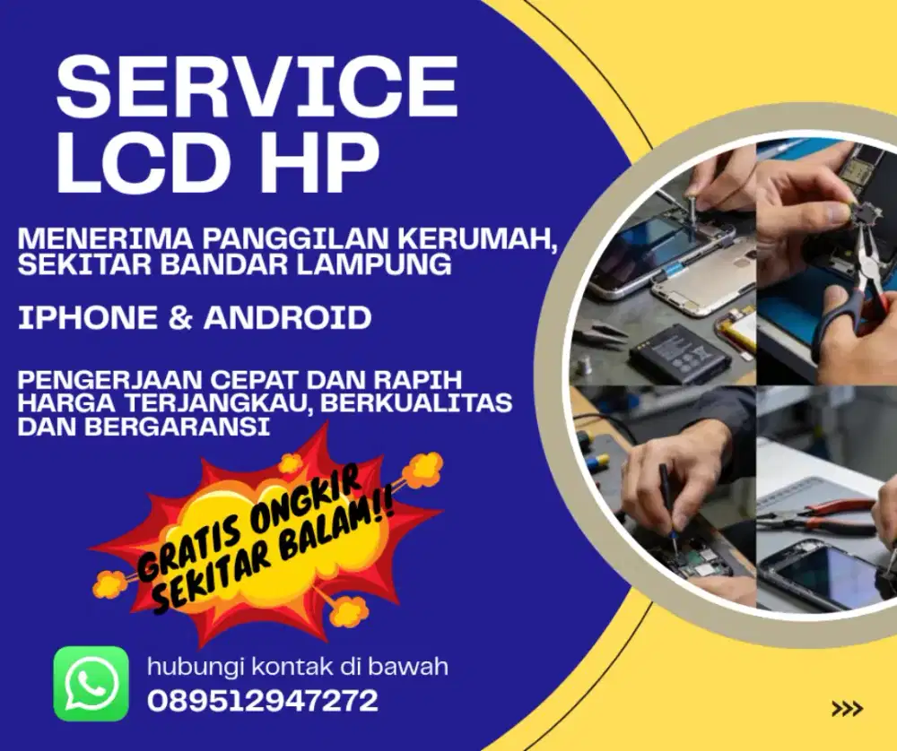 Servis hp  iPhone dan Android panggilan