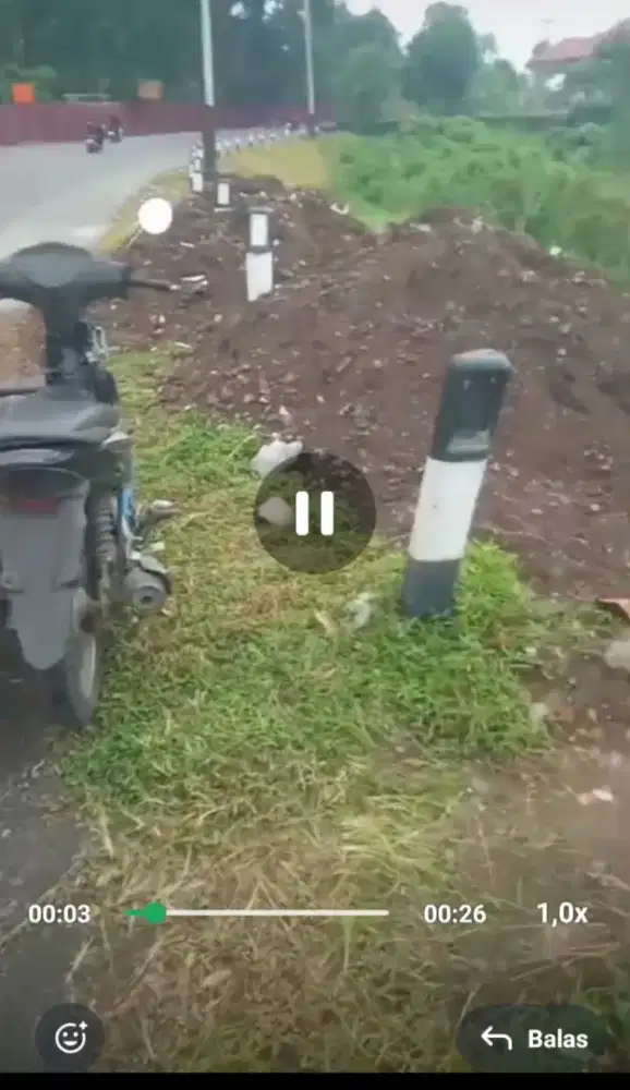 Di jual sebidang tanah