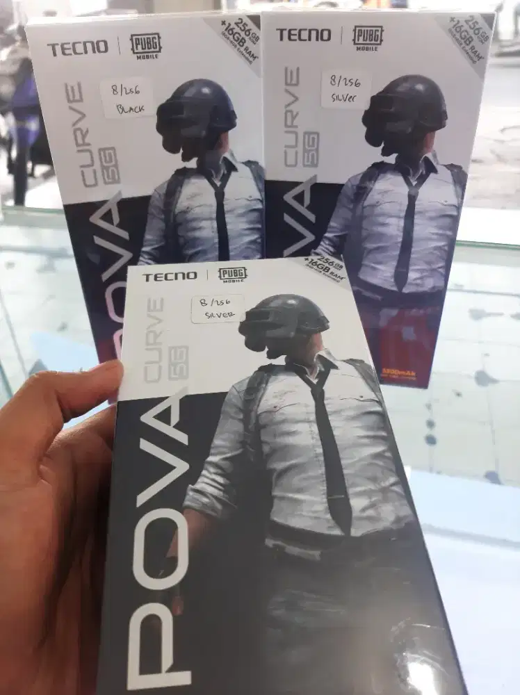 Tecno pova 5G curved 8/256 segelbox resmi