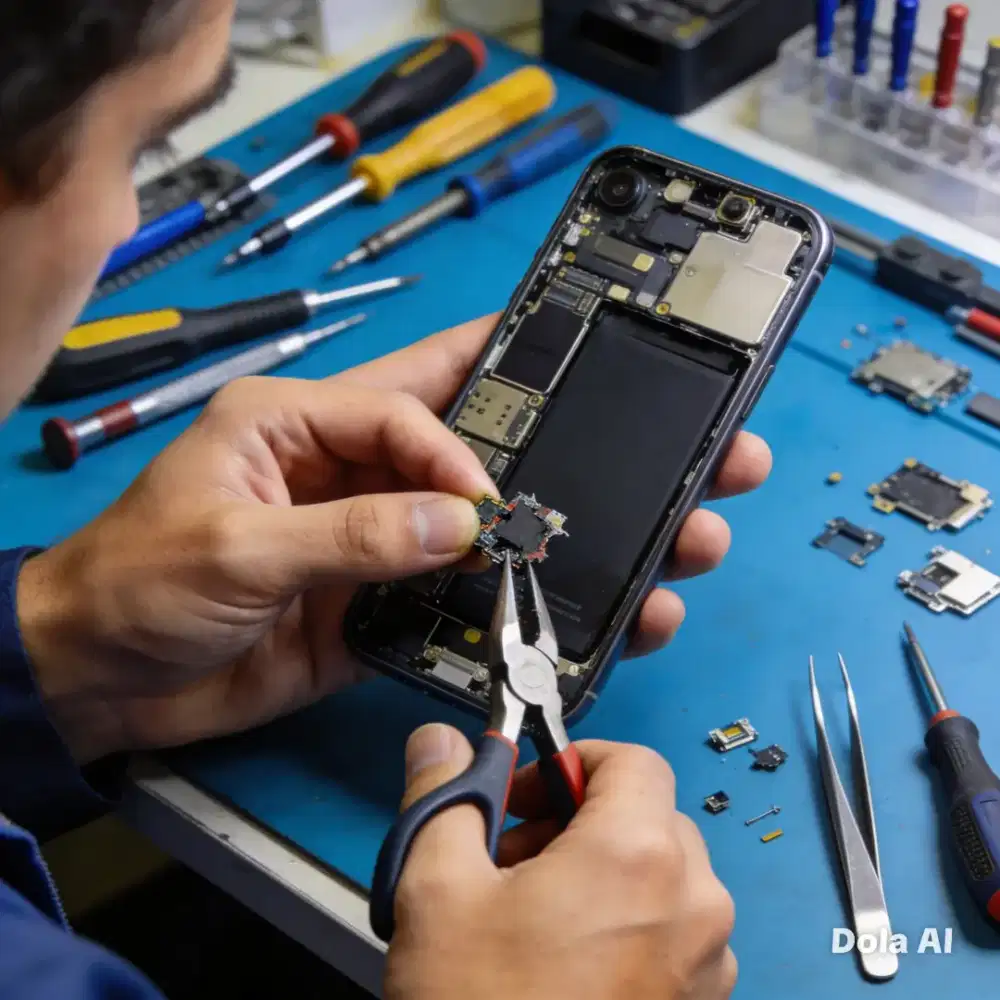 Servis hp  iPhone dan Android panggilan