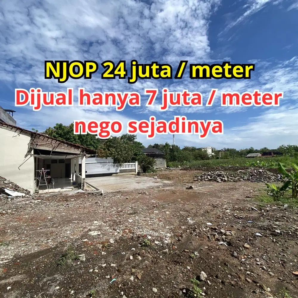Tanah Istimewa Nempel Jalan Raya Majapahit Semarang Timur