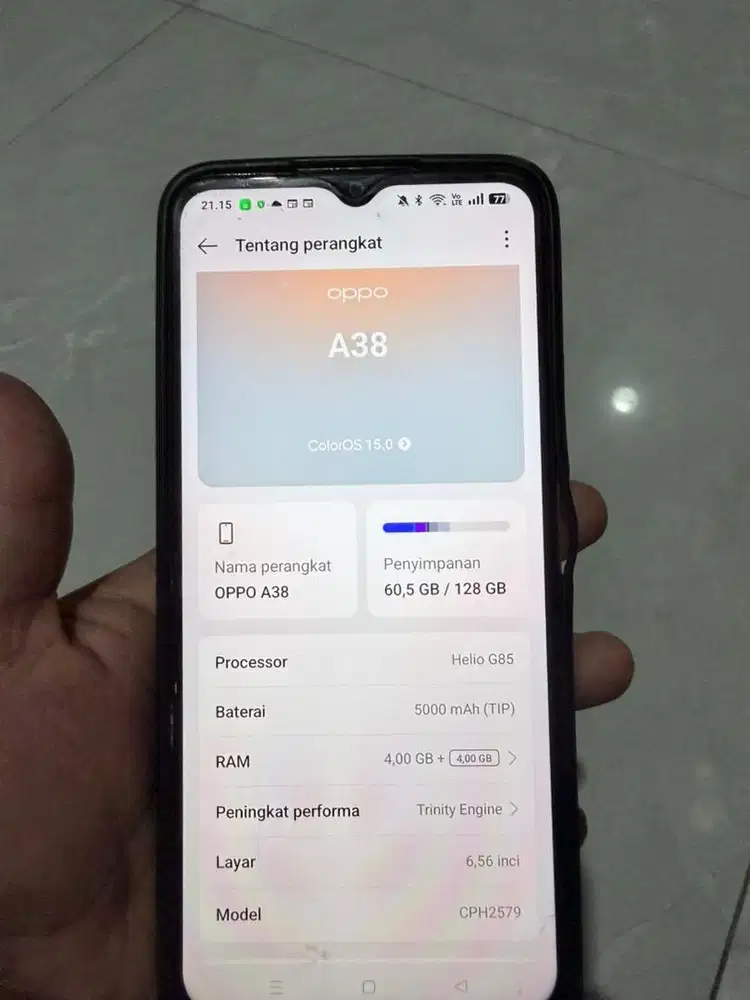 Oppo A38 like new