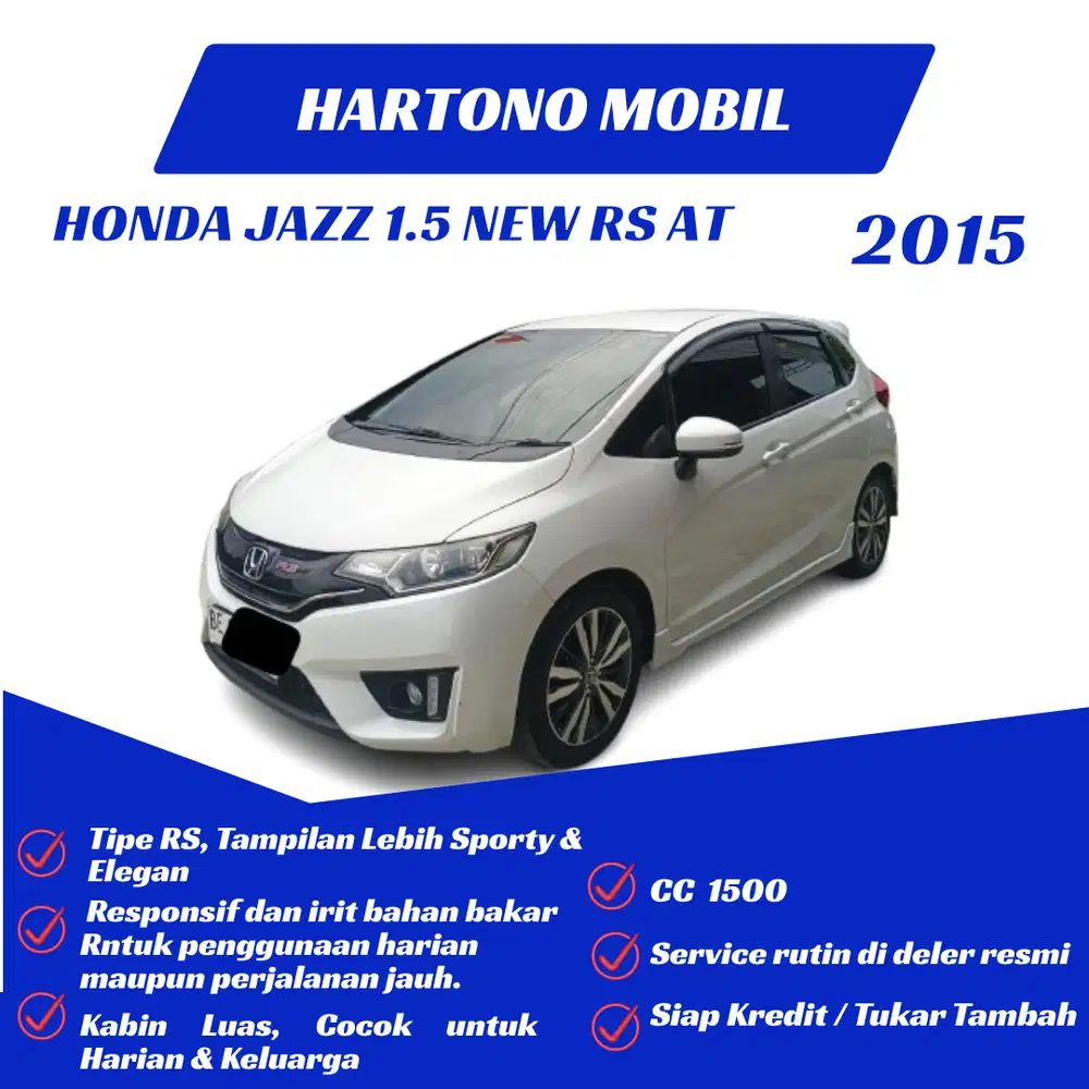 Jazz 1.5 RS CVT 2015