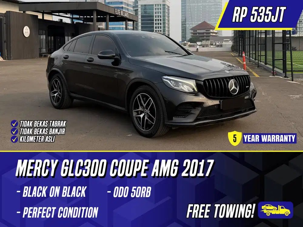 [ GARANSI 5TH ] Mercedes Benz GLC300 Coupe AMG 2017 Mercy GLC 300 2019