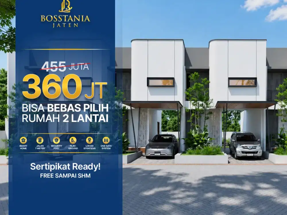 Rumah Baru Jaten Karanganyar Bebas Biaya Sampai SHM
