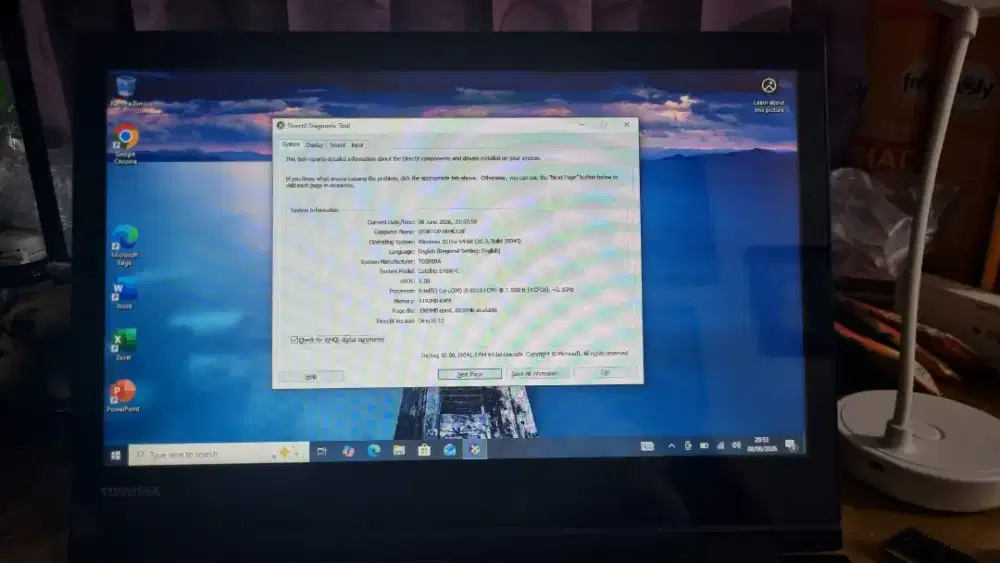 Laptop Toshiba Sattelite E45W