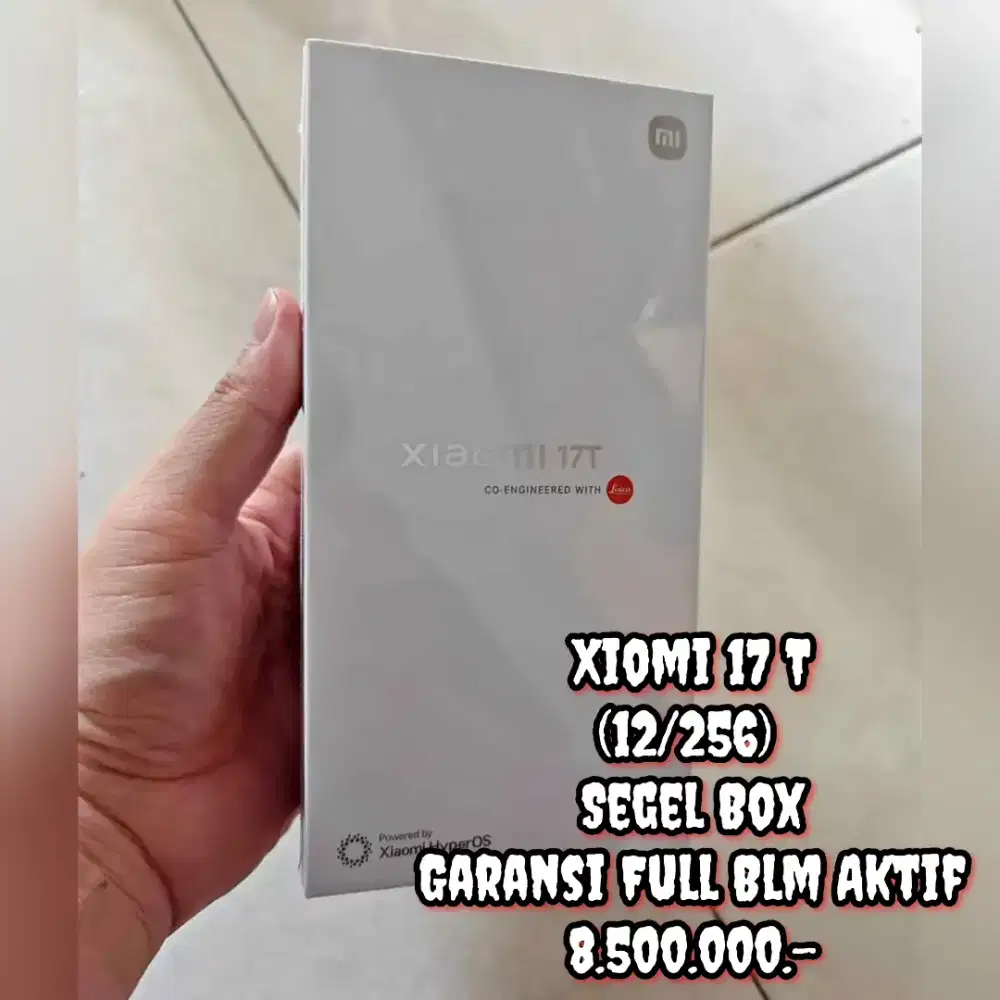 Xiomi 17 T (12/256) Ssgel Box