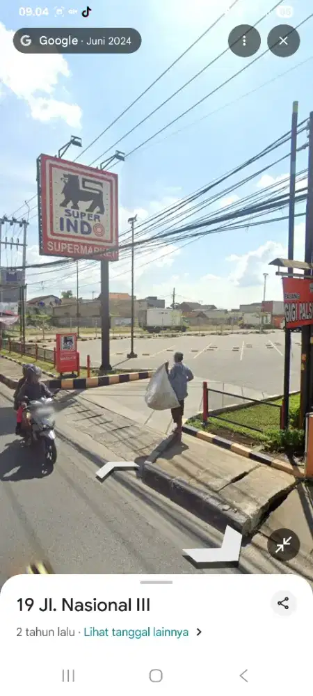 DIJUAL TANAH dan BANGUNAN ( HANYA DIHITUNG TANAH )