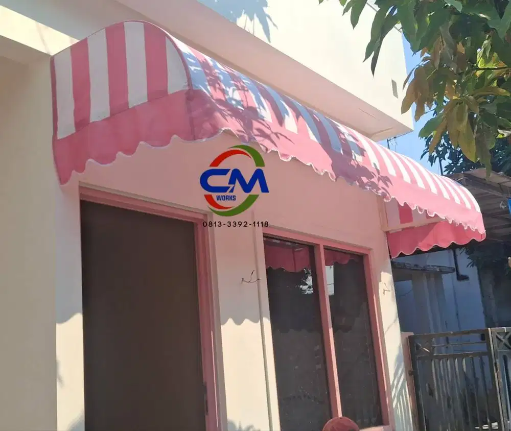 Kanopi Awning Besi Holow