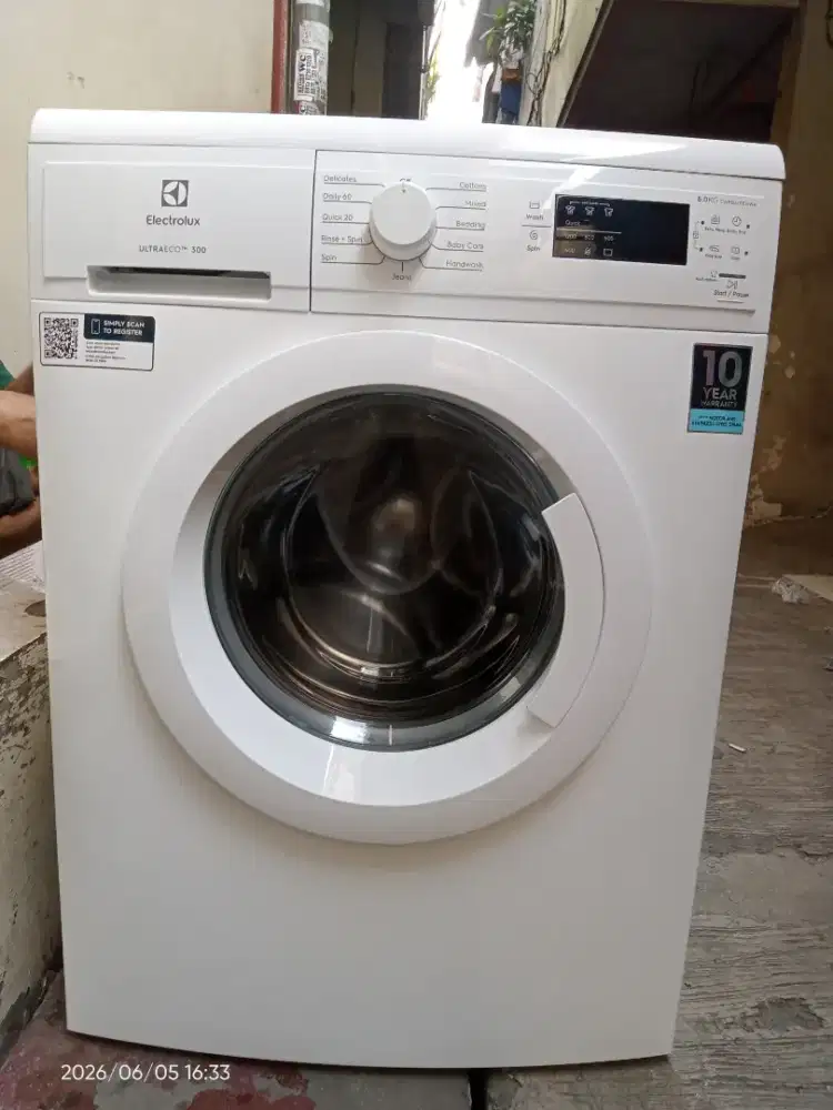 Mesin cuci ELECTROLUX ewf8025EGWA kapasitas 8kg
