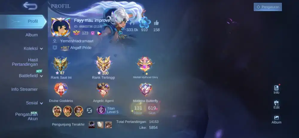 Akun mobile legend