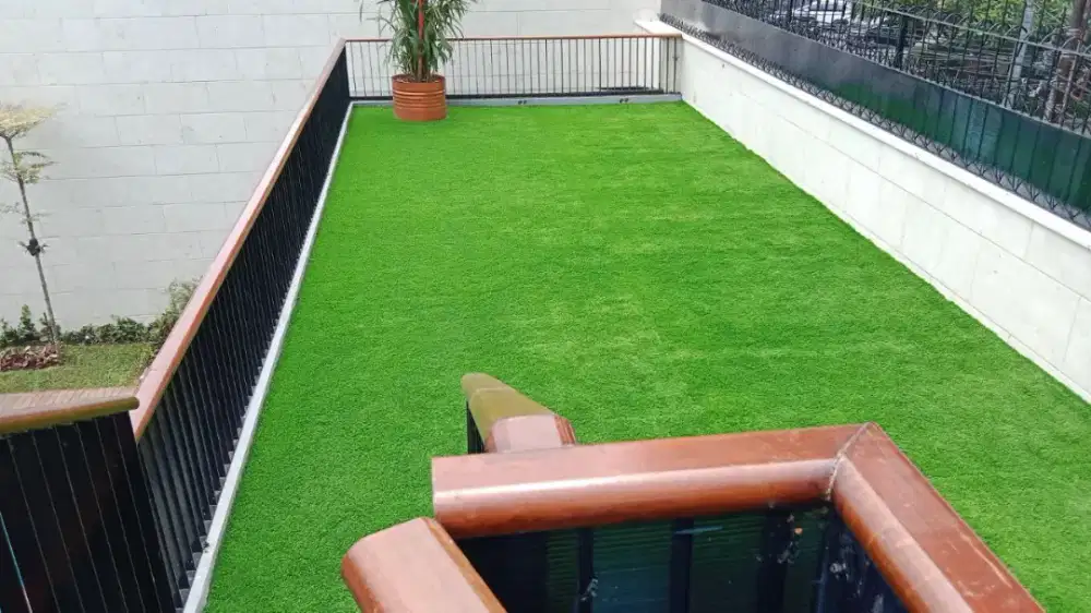 Rumput Sintetis Premium Harga Murah | Tebal, Hijau Alami & Awet