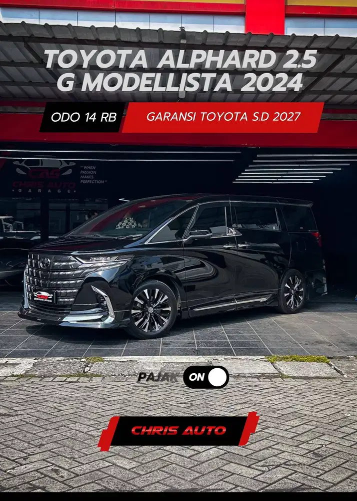 LOWODO 14RB PERAK TOYOTA ALPHARD 2.5 G MODELLISTA (2024)