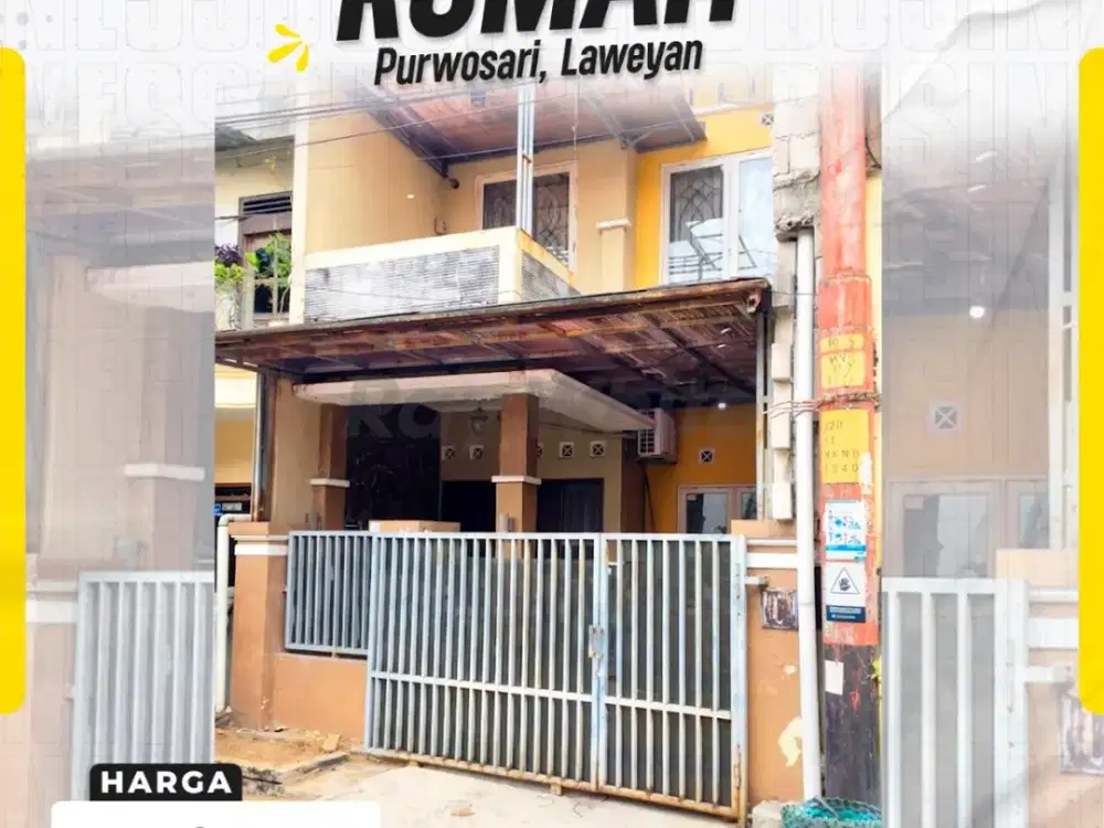 Rumah Minimalis Modern 2 Lantai Strategis Siap Huni di Purwosari Laweyan Surakarta