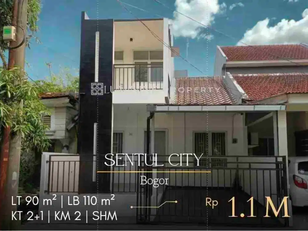 DIJUAL CEPAT RUMAH SIAP HUNI DI SENTUL CITY BOGOR, HARGA OK