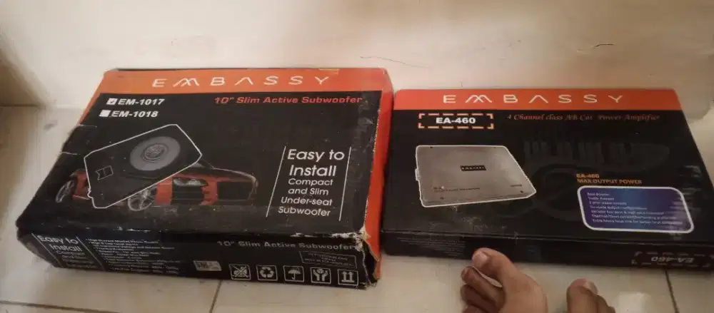 DIJUAL PAKET AUDIO MOBIL EMBASSY LENGKAP