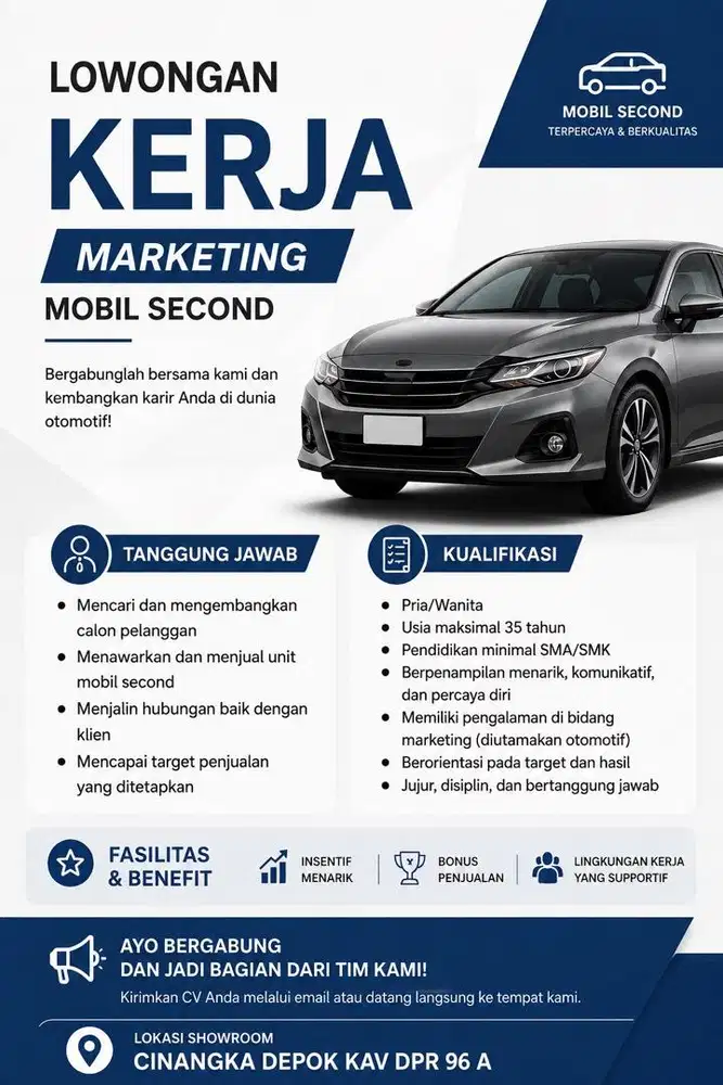 MARKETING MOBIL SECOND