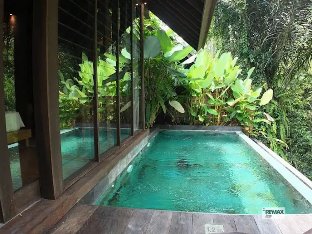 Beautiful Traditional Wooden Pool Villa For Sale, In Ubud Area