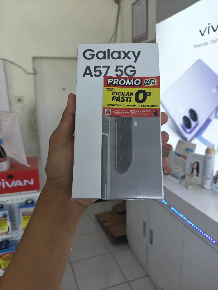 Dijual murah Samsung A57 Harga normal 8.299 Harga Promo 6.999+ adaptor