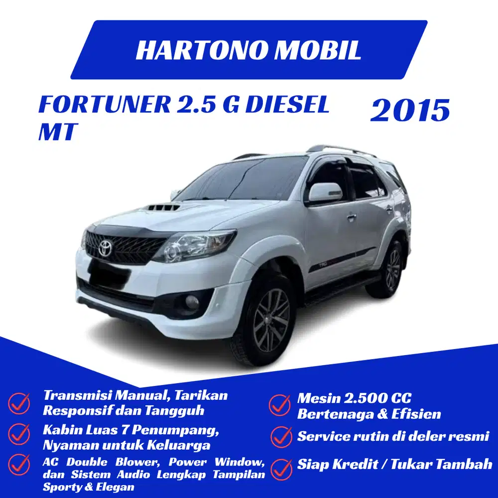 fortuner 2.5 Manual 2015