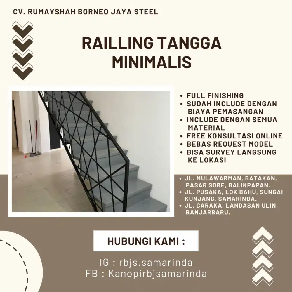 Railling Tangga Custom