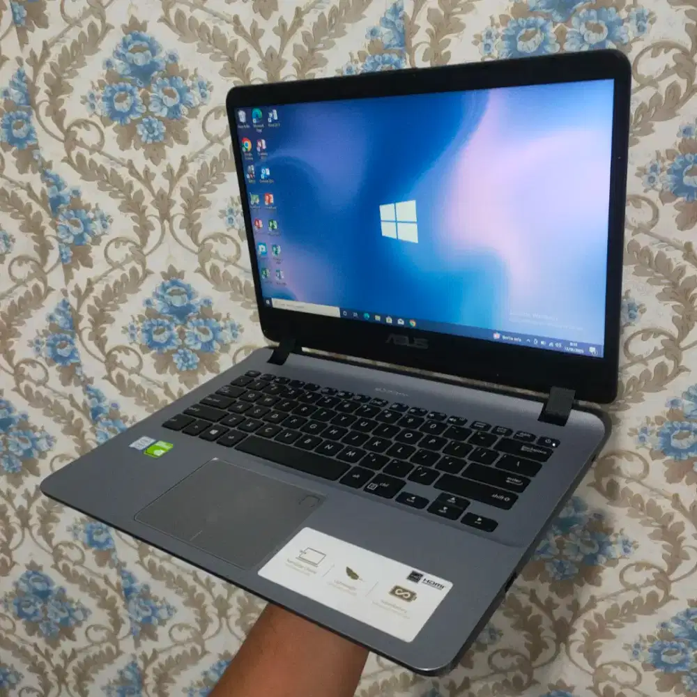 Laptop Tipis Asus Vivobook X407 Core i3 Gen 7 Dual VGA Nvidia