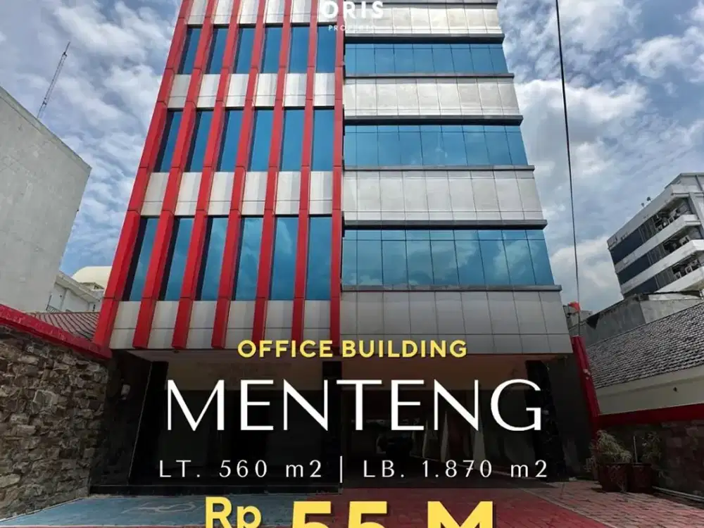 For Sale Office Building 5 lantai + Rooftop Siap Beroperasional