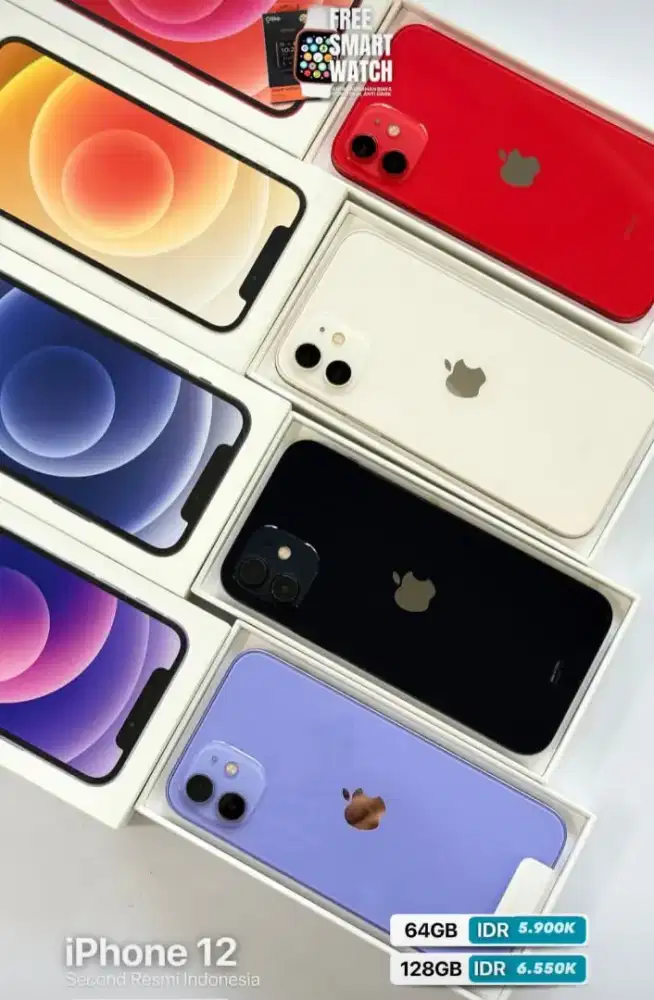 iPhone 12 ready second iBox tanpa DP