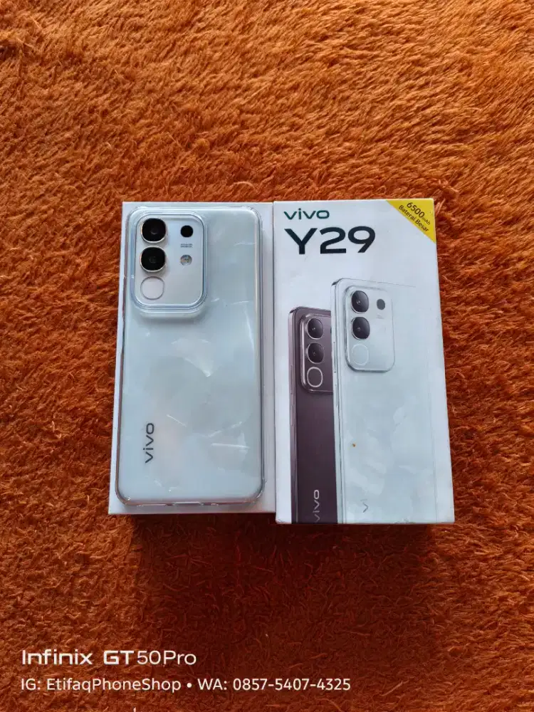 Vivo Y 29 Tahan Banting Fulset Ori Lengkap Y29 12/128 Tahan Air & Debu