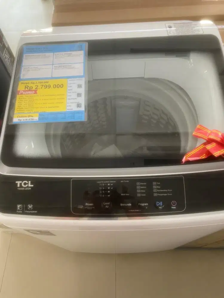 Promo mesin cuci cash & credit