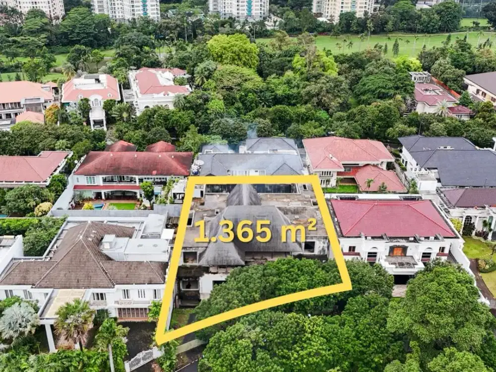 Rumah Lama Hitung Tanah di Jl. Bukit Golf, Pondok Indah, Jakarta Selatan