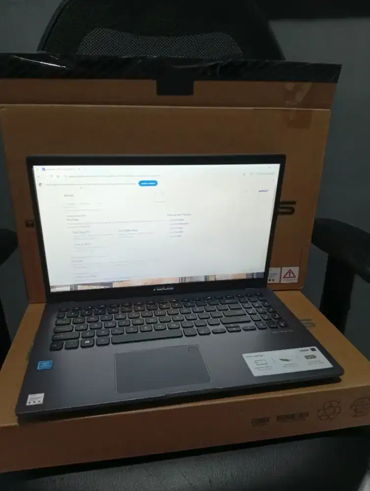 Termurah Laptop A509MA 4/256gb Grey Fullset Nominus