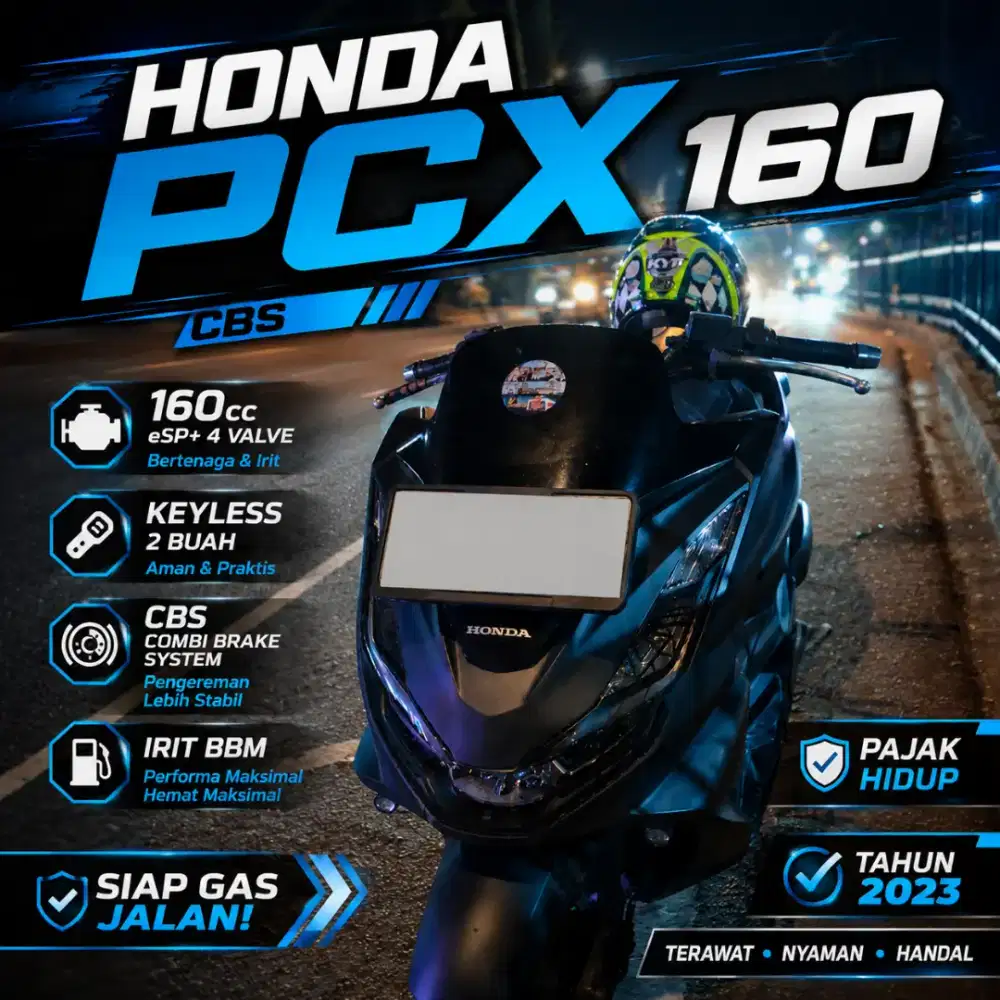 PCX 160 CBS TAHUN 2023 • PAJAK HIDUP