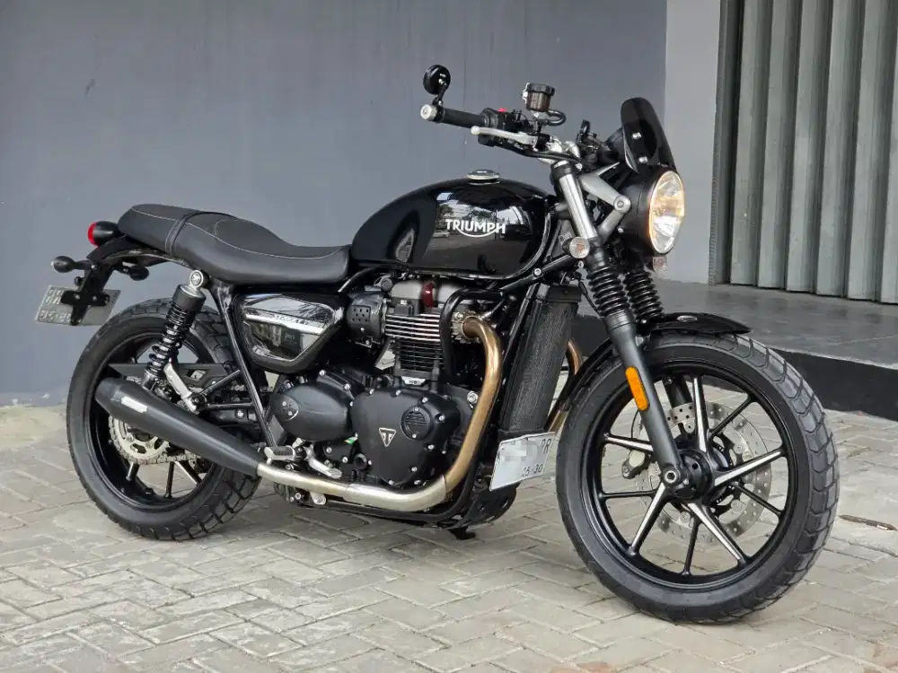 Moge Classic Triumph Street Twin 900 th 2021 km2rbuan Like New Antik