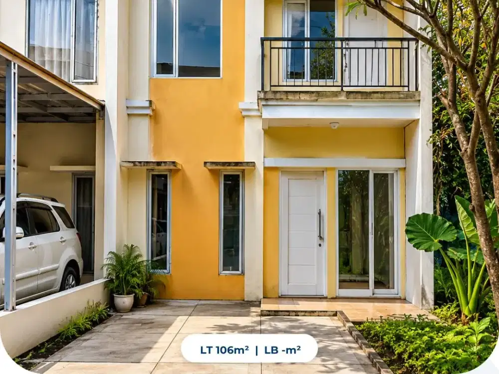 1Jul. Dijual Via Lelang Rumah di Cluster Lestari Ciputat, Cipayung