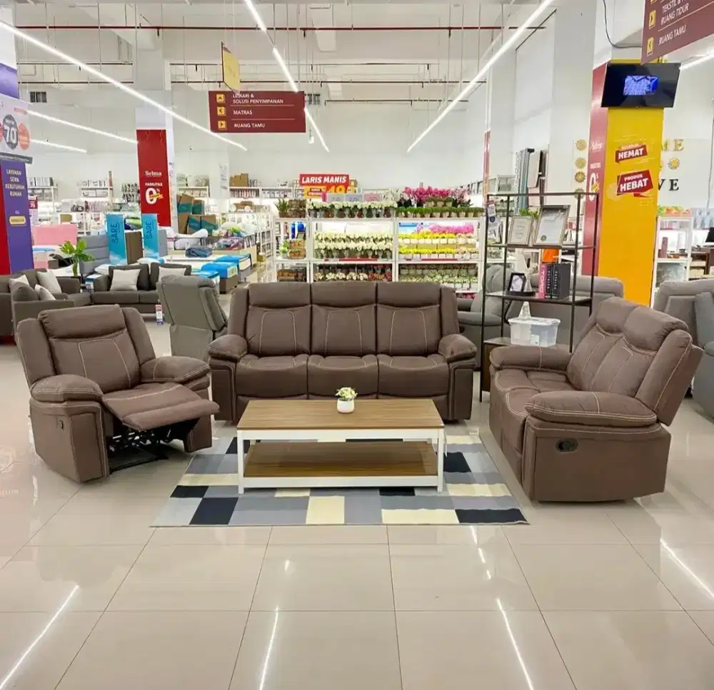 PROMO SOFA SET RECLINER