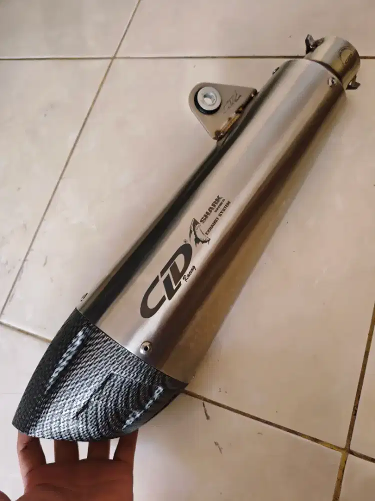 Jual Cepat! Knalpot CLD Shark series (tipe long) SILENCER ONLY